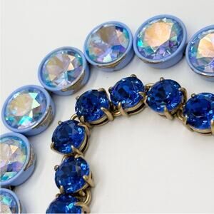 J.Crew Blue Brulee Double Strand Bracelet